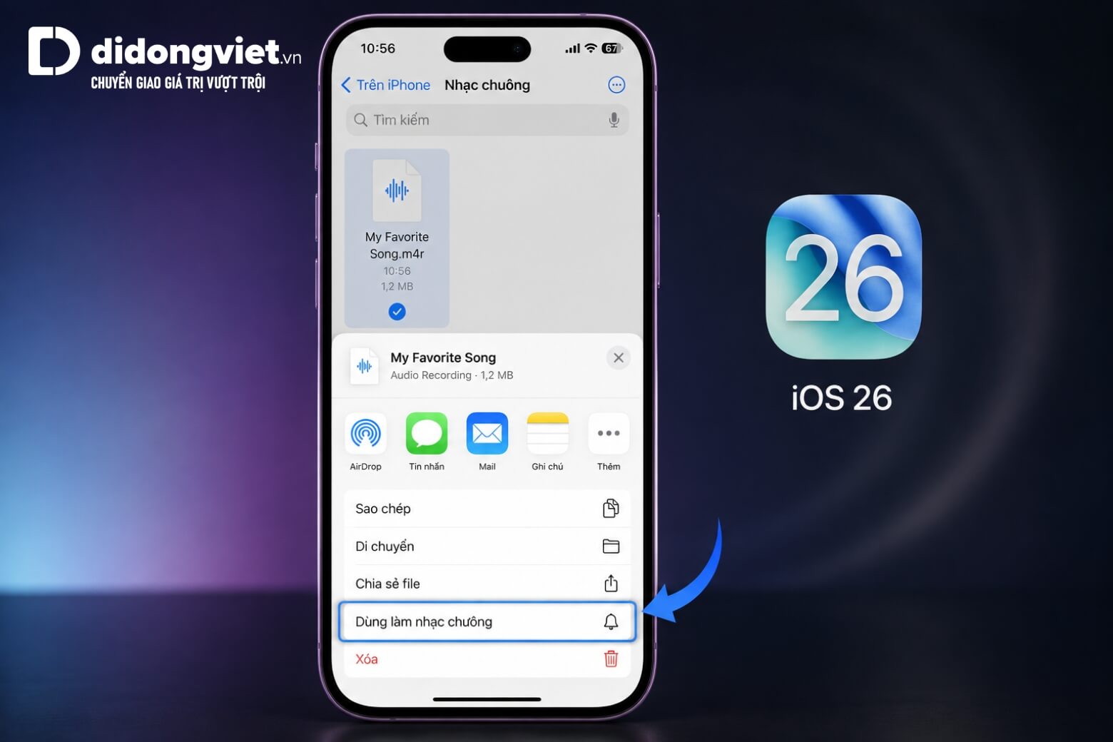 Cách tải và cài đặt nhạc chuông cho iPhone miễn phí không cần máy tính 14 tải nhạc chuông cho iPhone miễn phí trên iOS 26