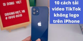 Tải video TikTok không logo trên iPhone