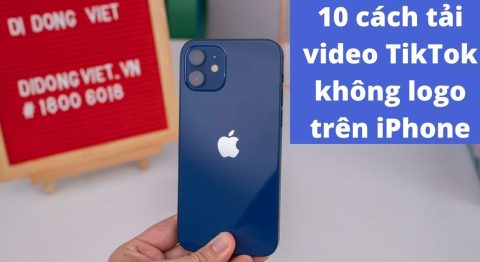 Tải video TikTok không logo trên iPhone
