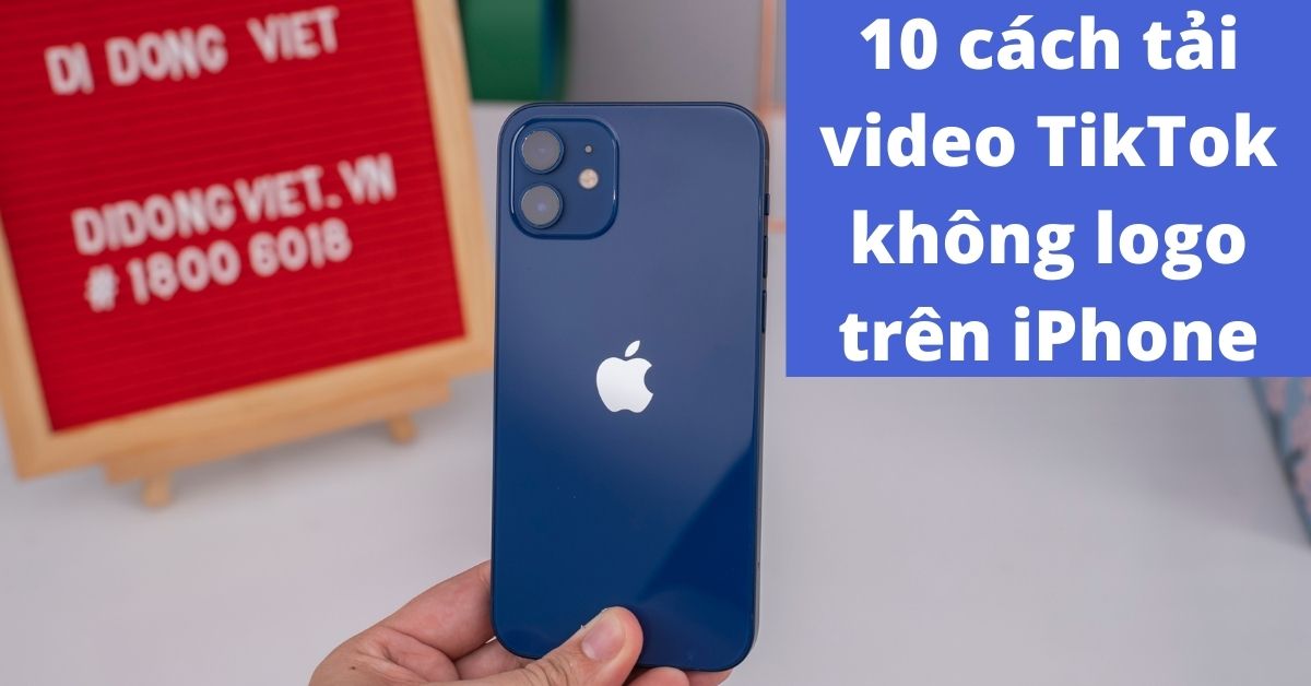 10 cách tải video Tiktok không logo trên iPhone dễ dàng nhất