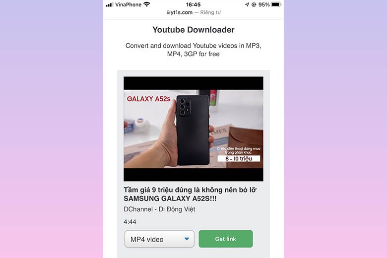 tải video trên Youtube về iPhone