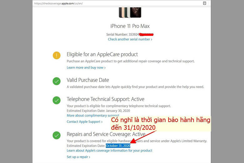 Web check IMEI iPhone và các sản phẩm Apple chính hãng