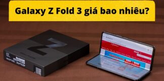 Galaxy Z Fold3 giá bao nhiêu