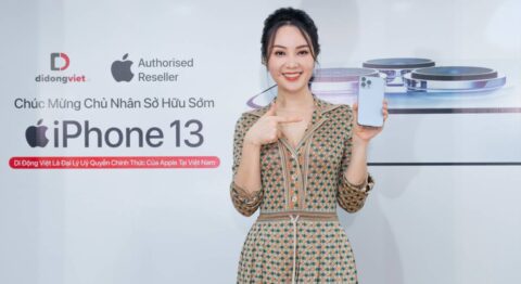 MC Nguyễn Thụy Vân hào hứng “chốt đơn” iPhone 13 Pro Max tại Di Động Việt MC Nguyễn Thụy Vân hào hứng "chốt đơn" iPhone 13 Pro Max tại Di Động Việt