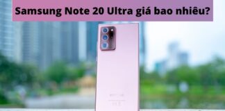 Samsung Note 20 Ultra giá bao nhiêu