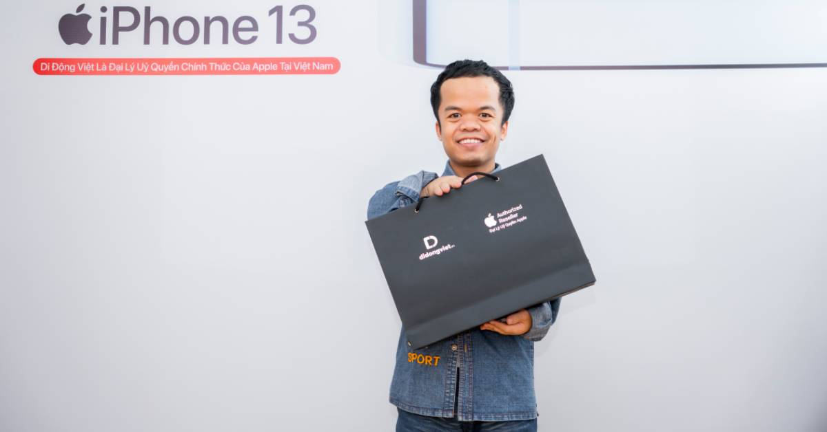 Tiktoker Tiến Mạnh Nguyễn chọn Di Động Việt để lên đời iPhone 13 Pro Max