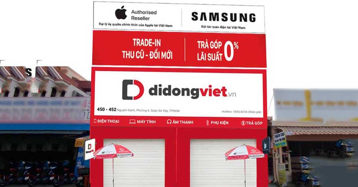 Di Động Việt chuẩn bị có mặt ở 450 – 452 Nguyễn Oanh, Gò Vấp, khách hàng lại có thêm một nơi để mua sắm thiết bị công nghệ cực “chất”