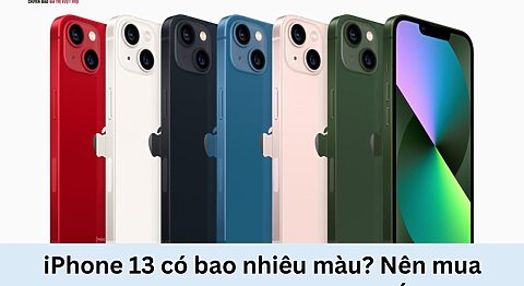 iPhone 13 có bao nhiêu màu