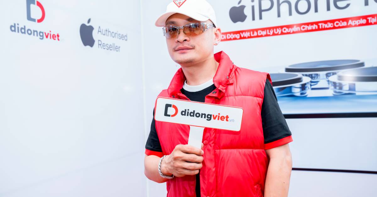 Rapper LCKing lên đời iPhone 13 Pro Max tại Di Động Việt