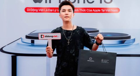 Lên đời iPhone 13 Pro Max, nhà sản xuất âm nhạc Lê Minh Hiếu tiếp tục chọn Di Động Việt
