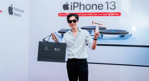 MC Minh Xù ghé Di Động Việt sắm iPhone 13 Pro Max