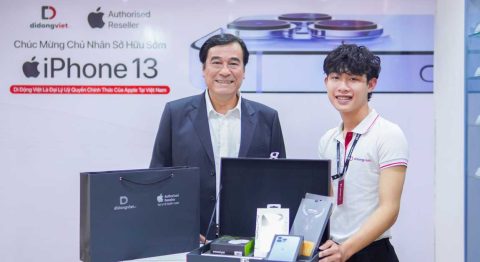 NSUT Mạnh Cường vô cùng hài lòng khi mua sắm iPhone 13 Pro Max tại Di Động Việt