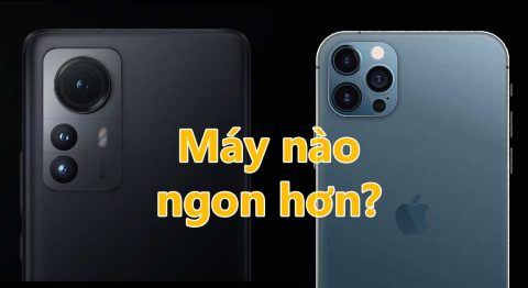 so sánh Xiaomi 12 Pro và iPhone 12 Pro