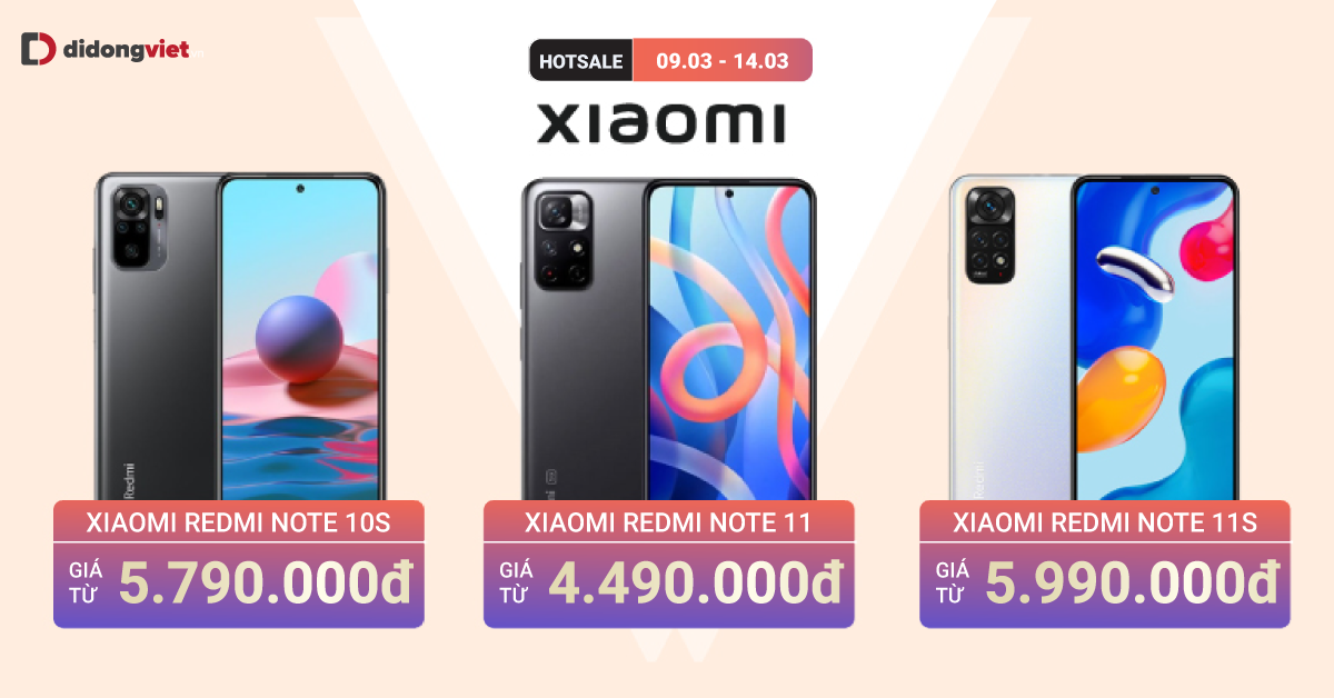 Xiaomi ưu đãi – giá siêu ngon: Xiaomi chính hãng giá chỉ từ 2.790.000đ. Trả góp 0% – giao nhanh trong vòng 1 giờ