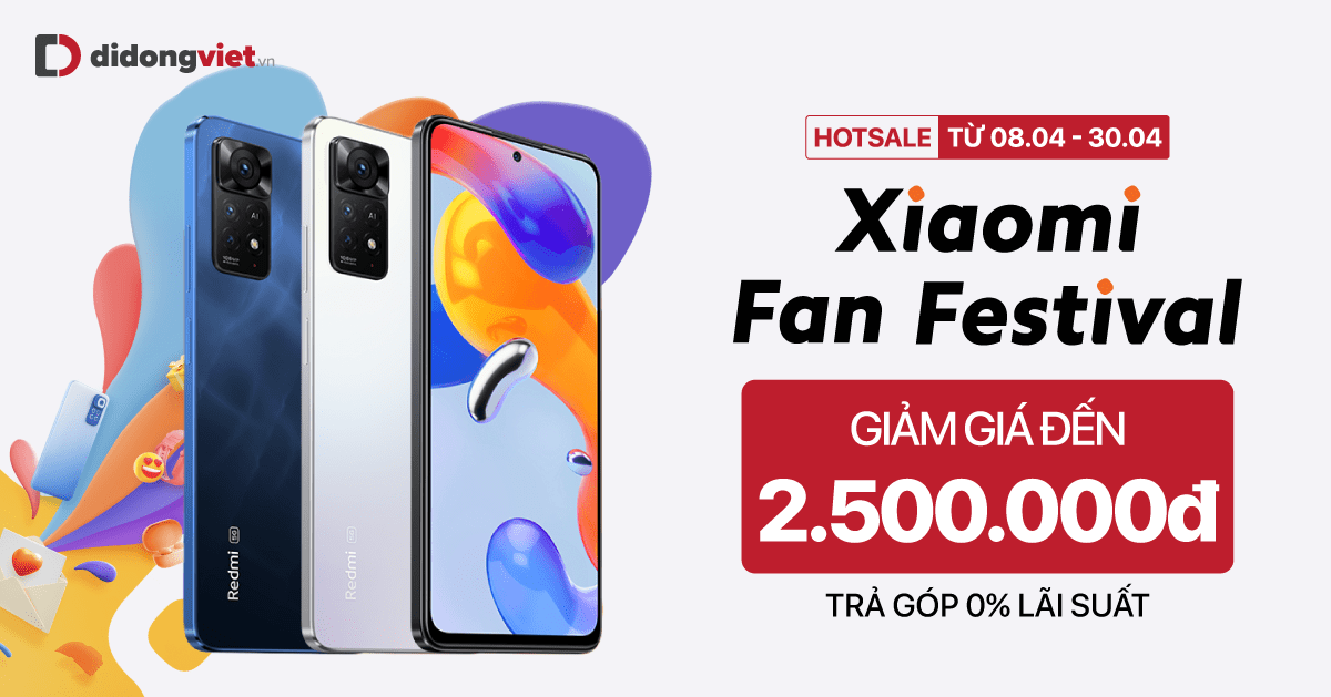 Xiaomi Fan Festival 2022: Cơ hội trúng thưởng và mua điện thoại giảm cực bốc lên đến 2,5 triệu đồng.