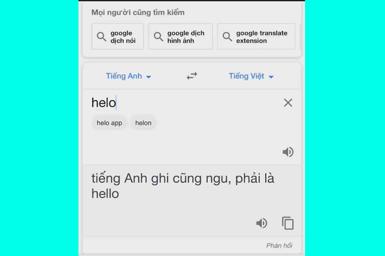 Google Dịch nói bậy