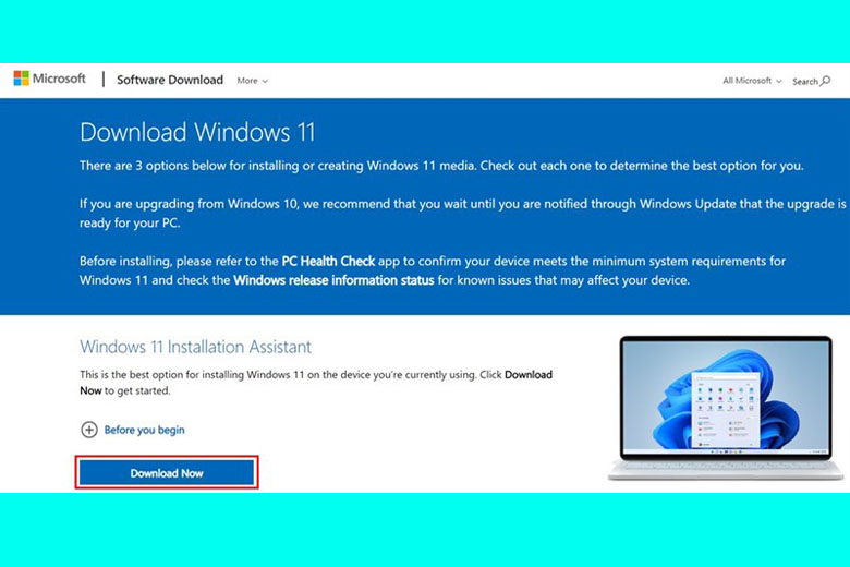Cách update Windows 11
