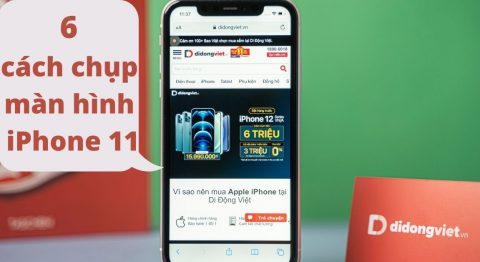 cách chụp màn hình iphone 11