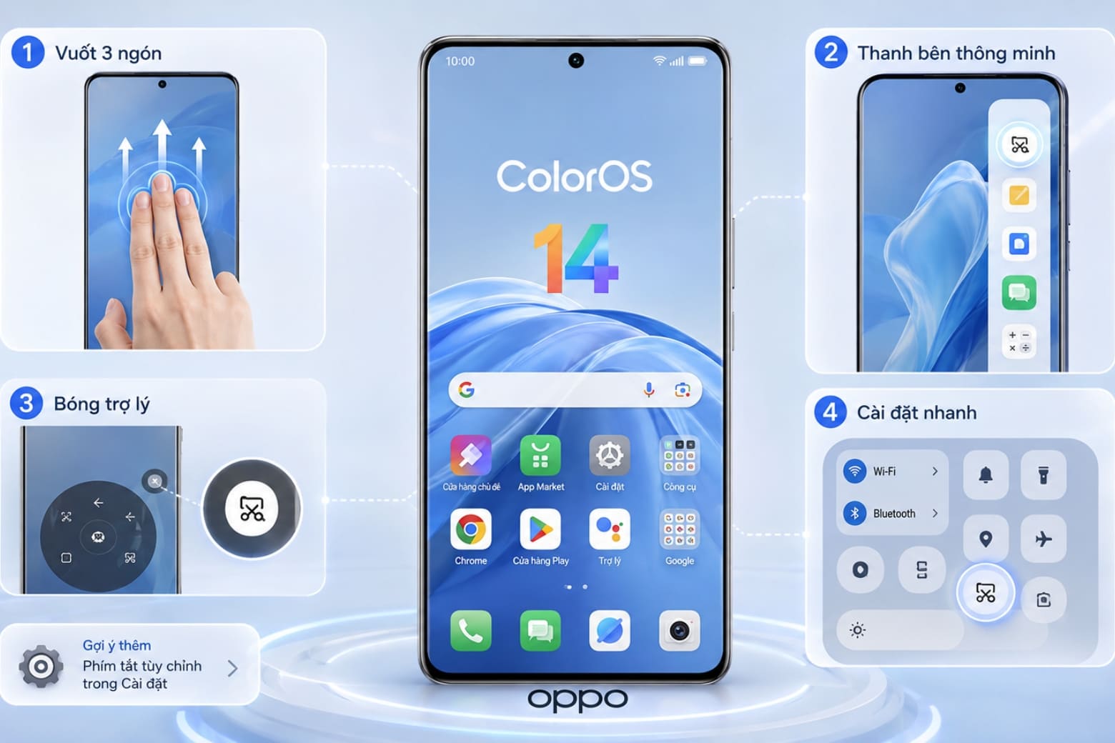 Hướng dẫn 5+ cách chụp màn hình OPPO nhanh và đơn giản dành cho bạn 12 Nhiều phương án tiện lợi giúp bạn chụp màn hình mà không cần thao tác nút vật lý