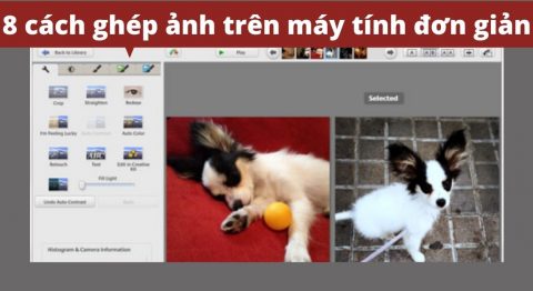 cách ghép ảnh trên máy tính