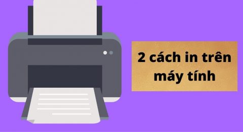 Cách in trên máy tính