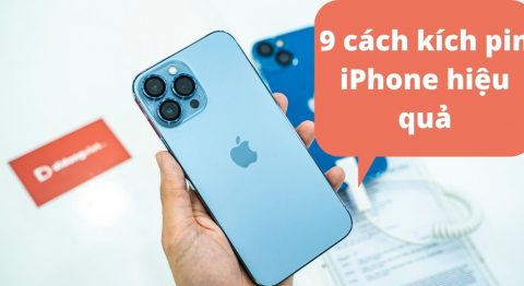 cách kích pin iPhone