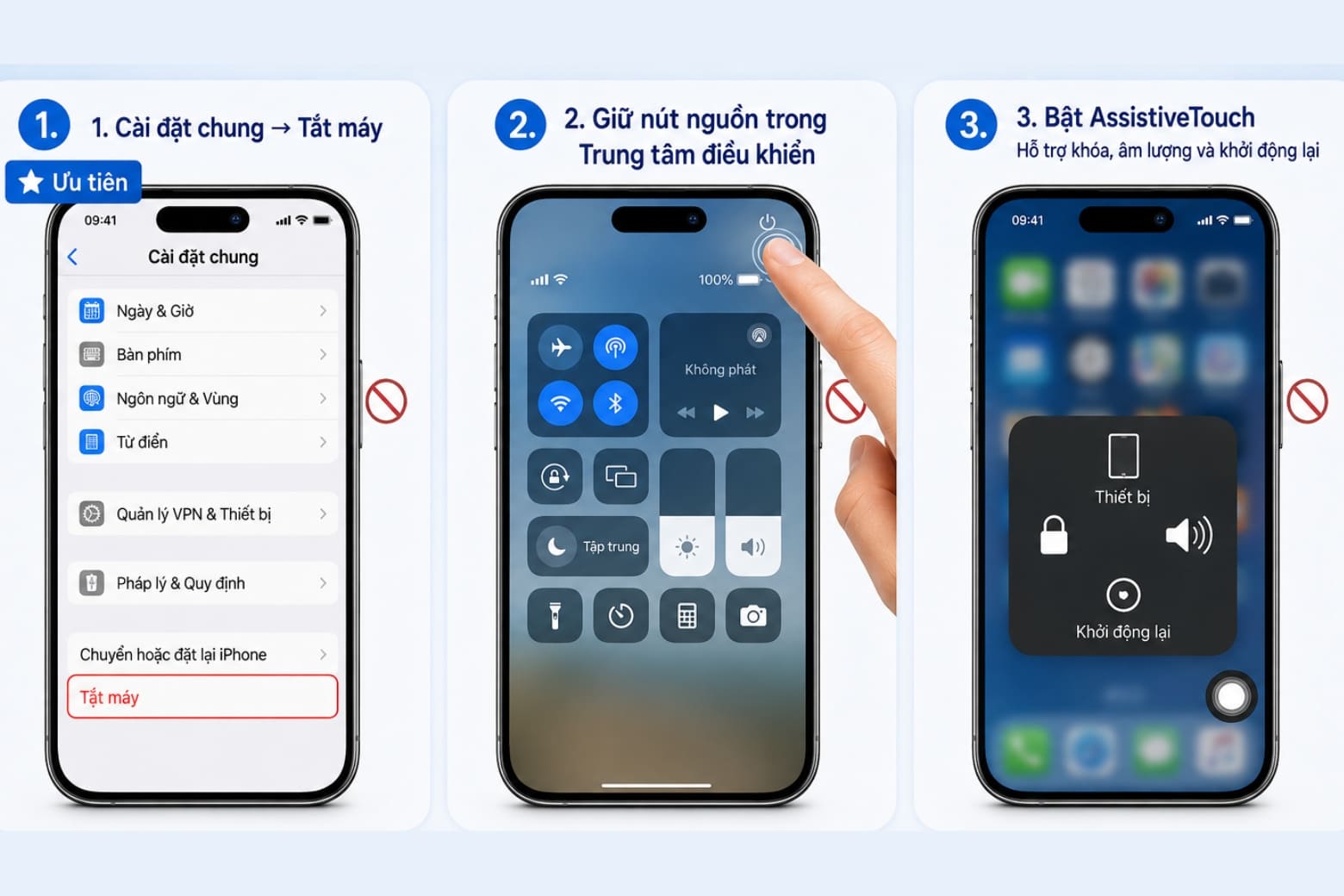 Cách tắt nguồn iPhone cho mọi dòng, kể cả khi bị đơ 19 Vẫn có cách tắt và điều khiển iPhone ngay cả khi nút nguồn gặp sự cố