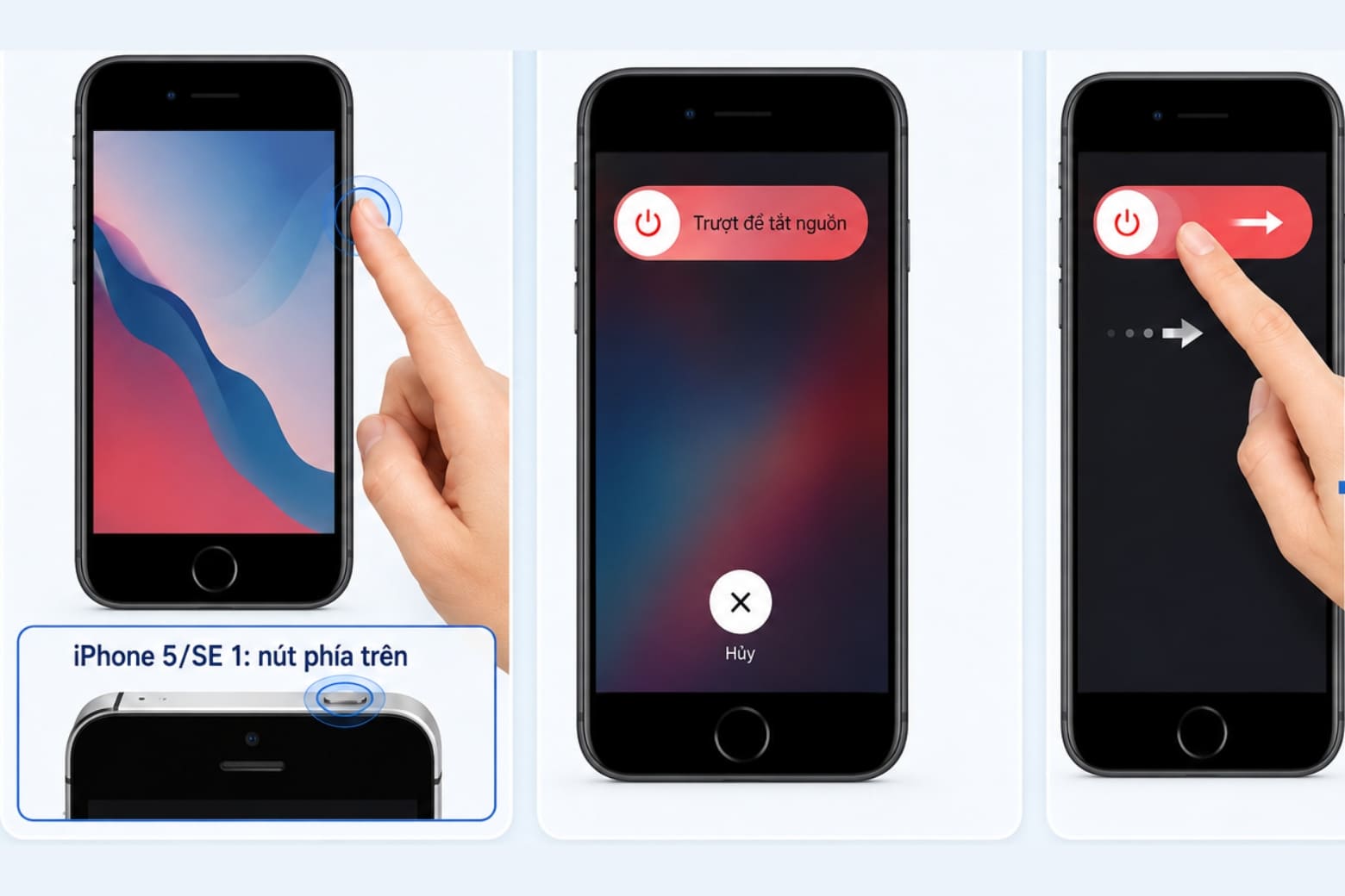 Cách tắt nguồn iPhone cho mọi dòng, kể cả khi bị đơ 12 Khám phá cách tắt nguồn nhanh trên iPhone sử dụng nút Home quen thuộc