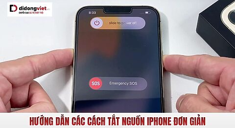 cách tắt nguồn iphone​