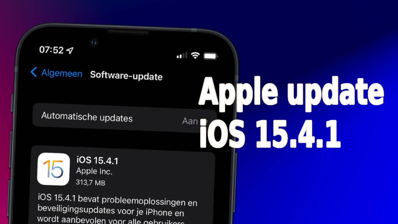 iOS 15.4.1 mới: Mở FaceID khi đeo khẩu trang, khắc phục lỗi hao pin
