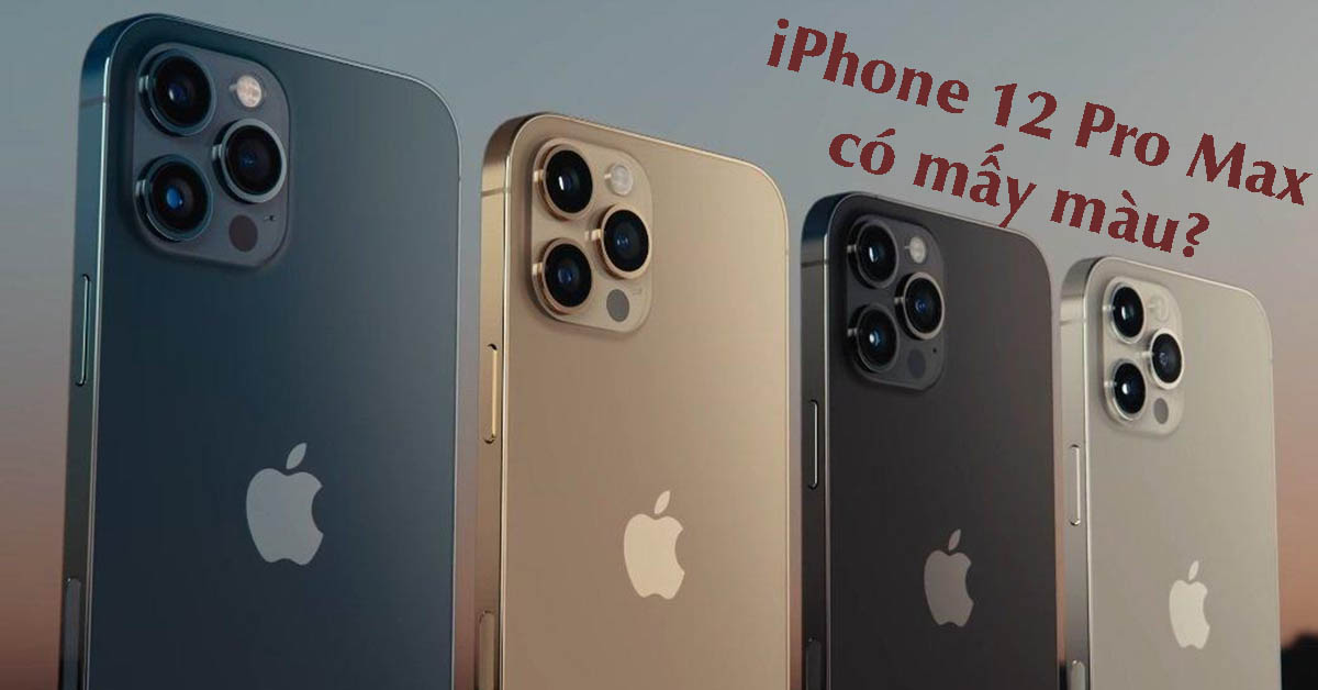 iPhone 12 Pro Max có mấy màu? Cách chọn màu iPhone 12 Pro Max hợp với mệnh của bạn