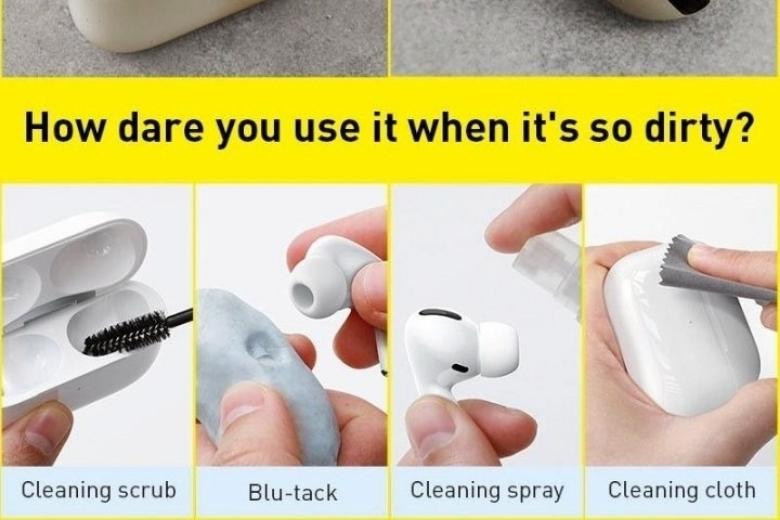 Cách vệ sinh tai nghe