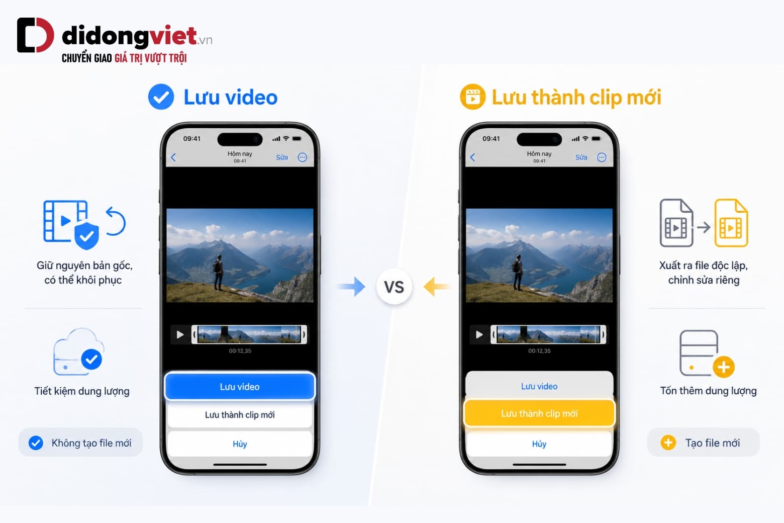 Cách cắt video trên iPhone giữ nguyên chất lượng 4K không cần tải app 8 Hướng dẫn cách lưu video đã cắt trên iPhone