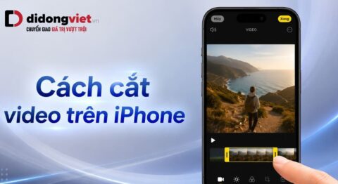cắt video trên iPhone