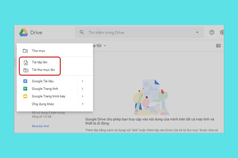 cách sử dụng google drive