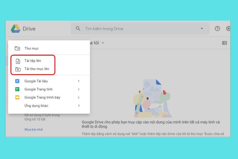 cách sử dụng google drive