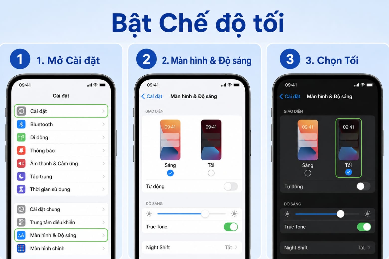 16 cách tiết kiệm pin cho iPhone hiệu quả, dùng máy lâu hơn 35 Bật Chế độ tối trên màn hình OLED