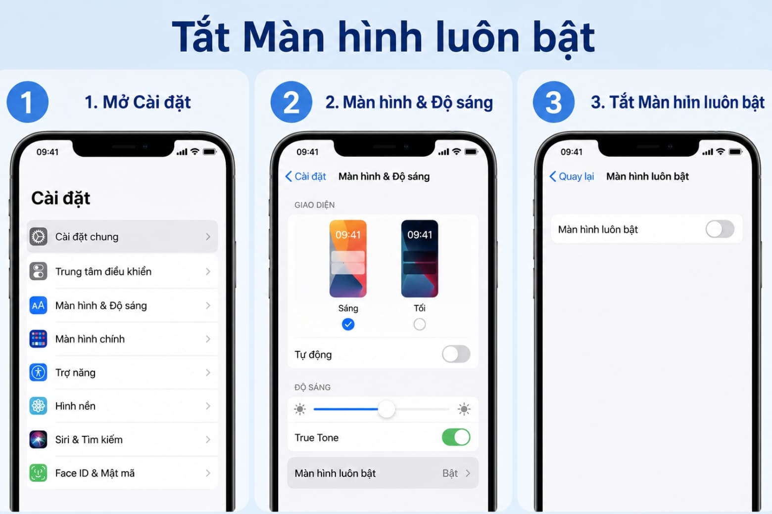 16 cách tiết kiệm pin cho iPhone hiệu quả, dùng máy lâu hơn 26 Tắt Màn hình luôn bật