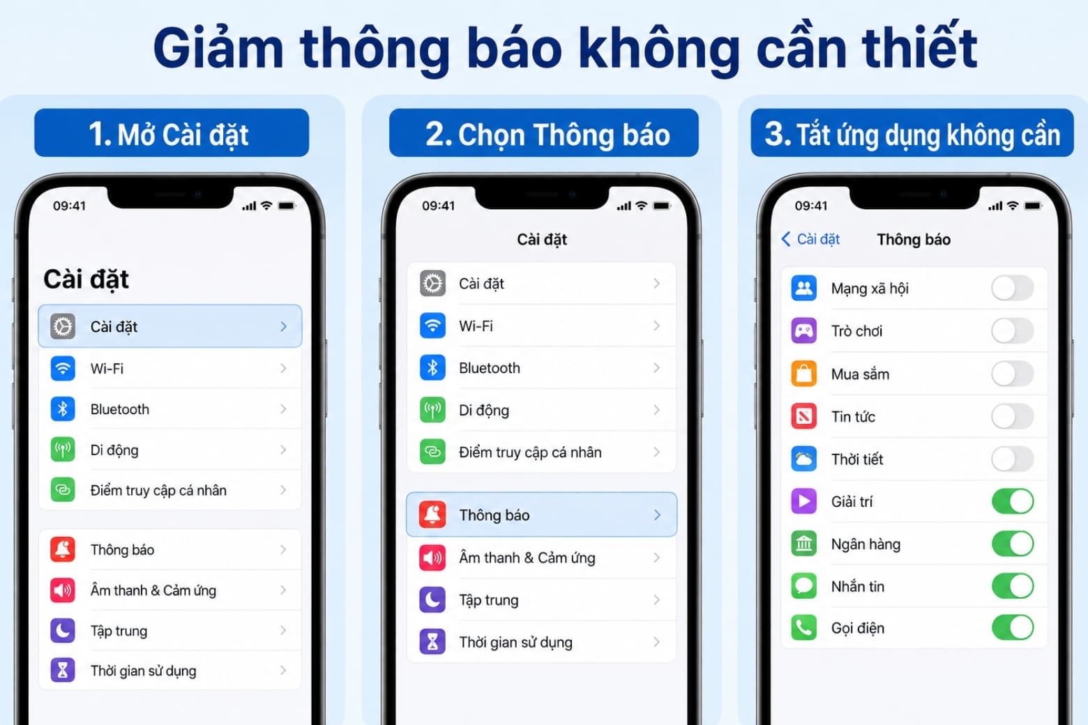 16 cách tiết kiệm pin cho iPhone hiệu quả, dùng máy lâu hơn 29 Tắt các thông báo không cần thiết