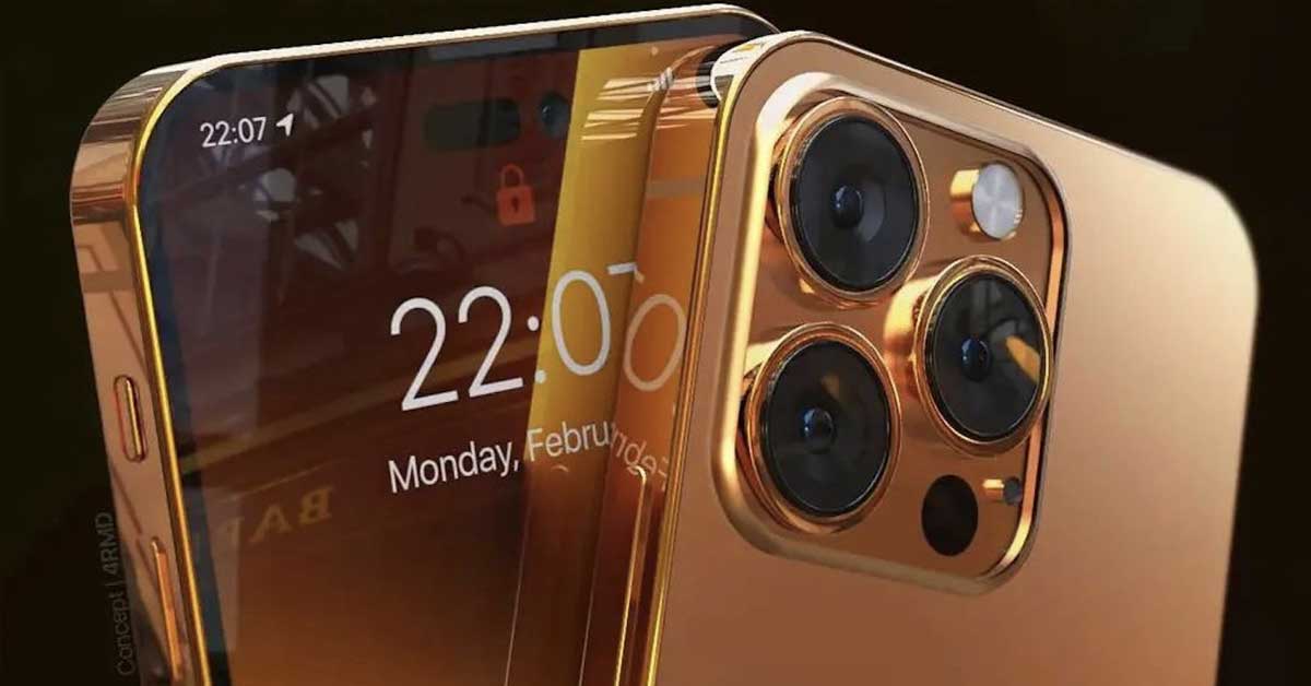 Rò rỉ hình ảnh iPhone 14 Pro phiên bản màu vàng cam cực sang chảnh