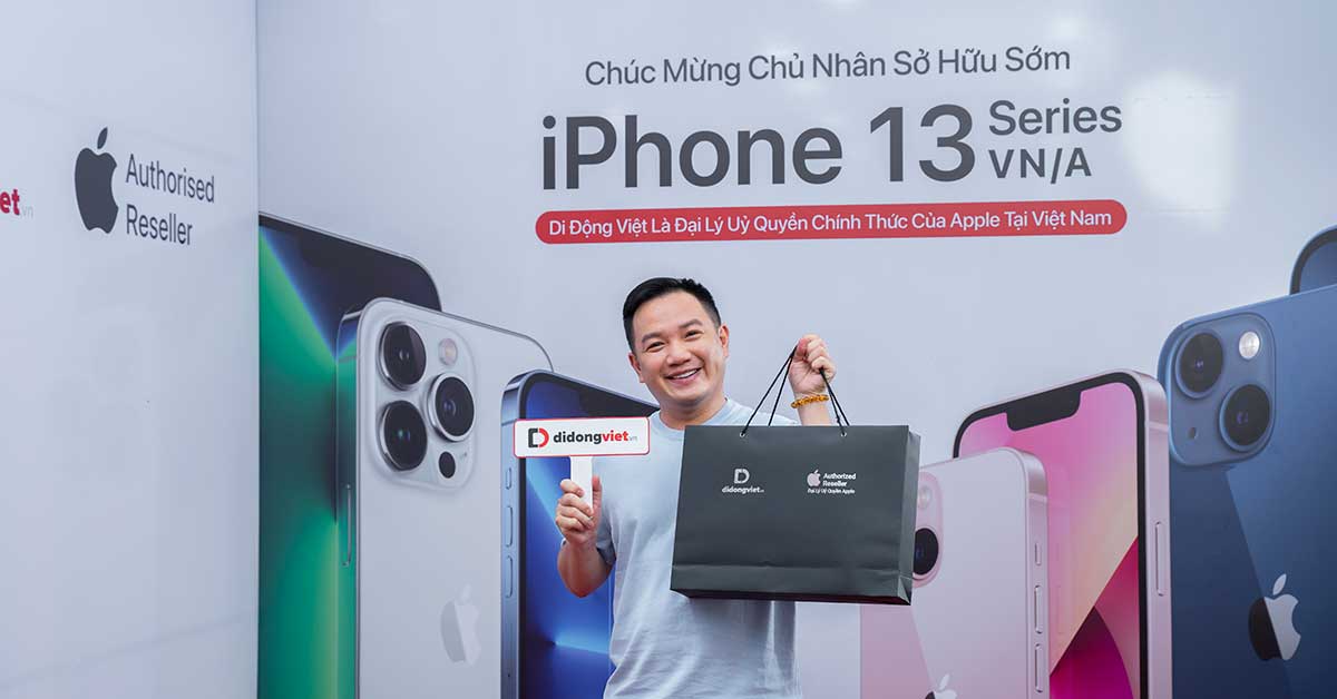 MC Anh Khoa chọn sắm iPhone 13 Pro Max tại Di Động Việt