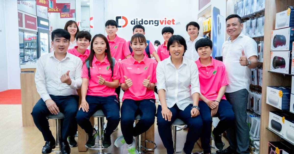 Di Động Việt vinh dự tiếp đón những cô gái vàng của bóng đá nữ Đông Nam Á – những nhà vô địch Sea Games 31