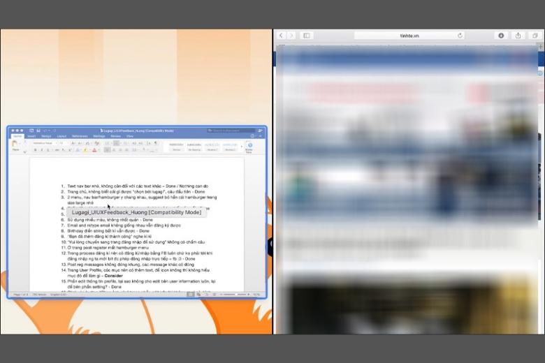 cách chia đôi màn hình macbook