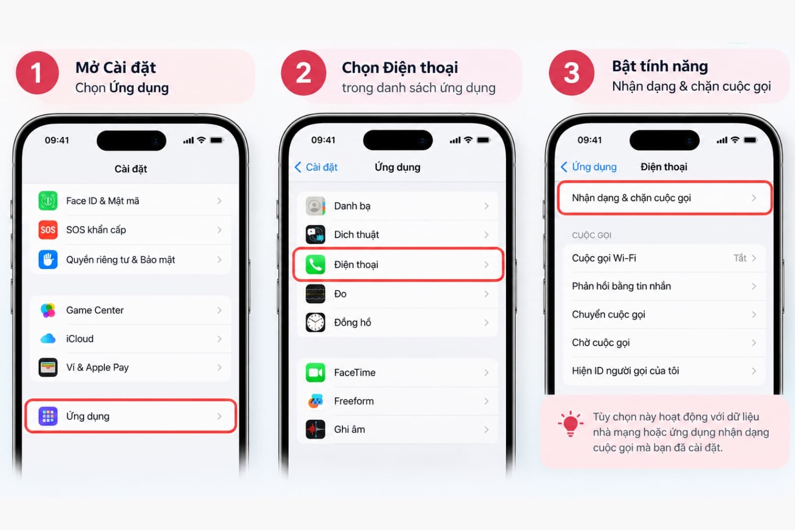 Cách chặn cuộc gọi trên iPhone nhanh chóng, tránh bị làm phiền 19 Nhận diện nguồn gọi để phát hiện spam trước khi nghe máy