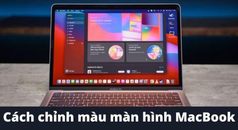cách chỉnh màu màn hình macbook