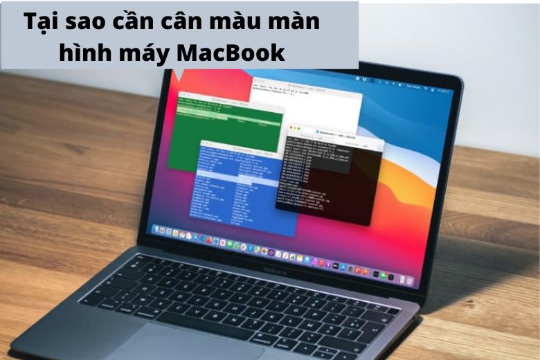 cách chỉnh màu màn hình MacBook