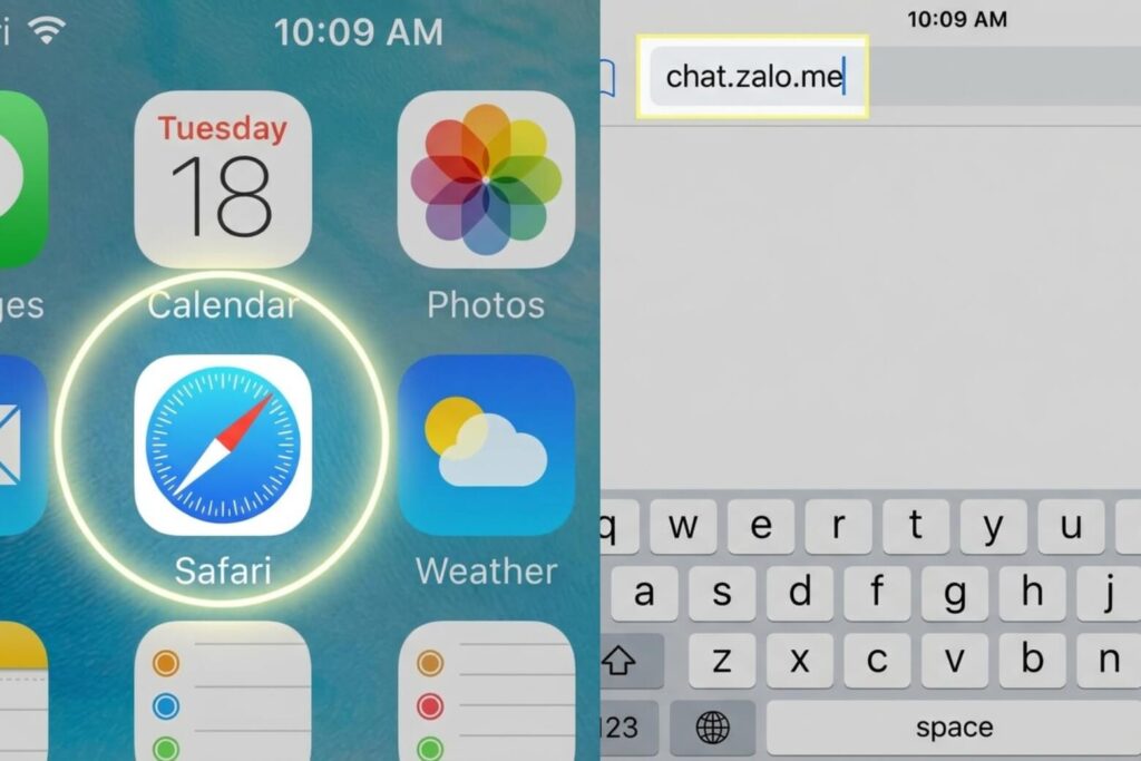 Cách cài 2 Zalo trên iPhone song song, nhận thông báo như app gốc 10 cach su dung 2 zalo tren 1 dien thoai buoc 1 mo trinh duyet safari didongviet