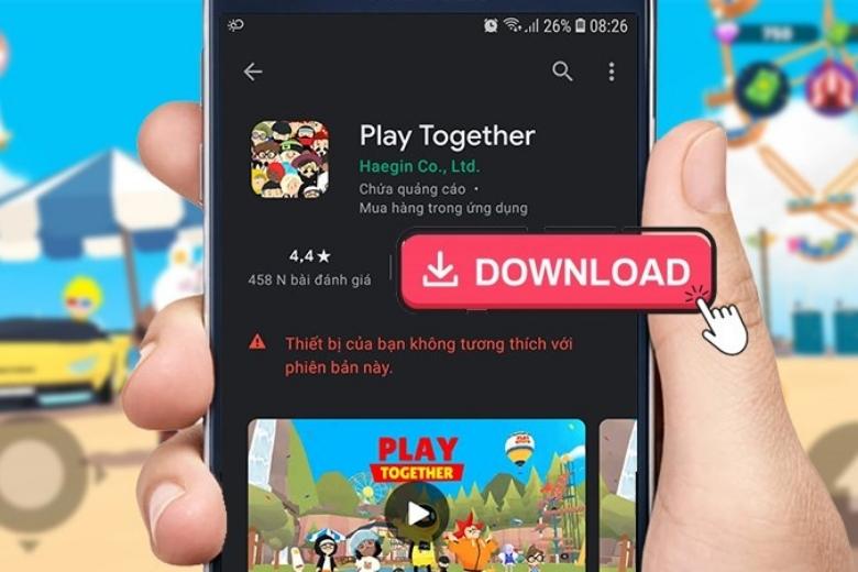  Cách tải play together trên Samsung