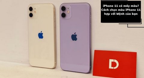 iPhone 11 có mấy màu? Cách chọn màu iPhone 11 hợp với Mệnh của bạn iPhone 11 có mấy màu