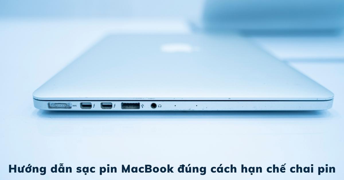 cách tháo cục sạc macbook pro